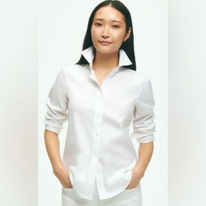 Brooks Brothers Classic-Fit Non-Iron Stretch Supima® Cotton Dress Shirt